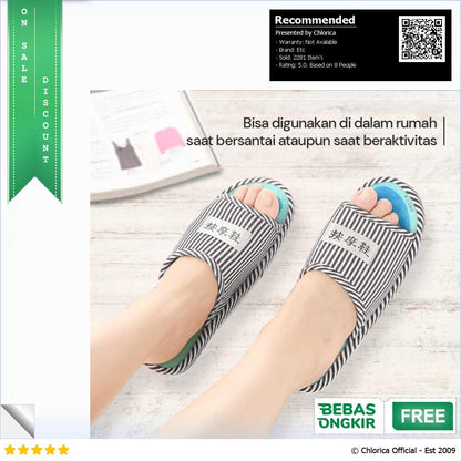 Sandal Pijat Akupuntur Magnetic Health Care Reflexology Slipper JOCE