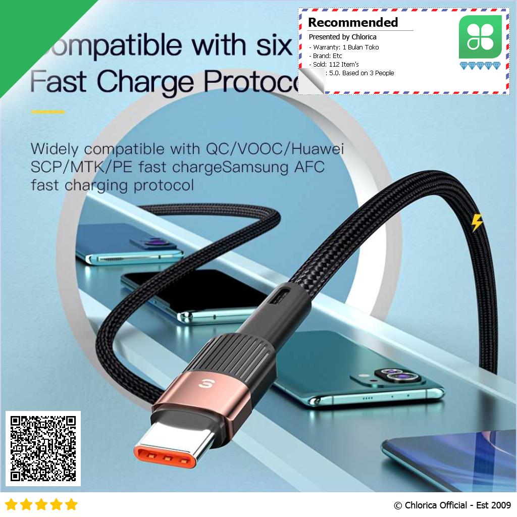 Essager Kabel Data USB Type C Multifungsi Fast Charging 11V 6A 1M EXCT XC01