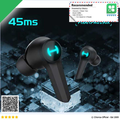 Edifier TWS Gaming Earphone Bluetooth 5.2 IP55 400mAh GT4