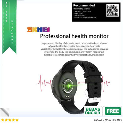 SKMEI Smartwatch Sport Tracker Blood Pressure Heart Rate H30