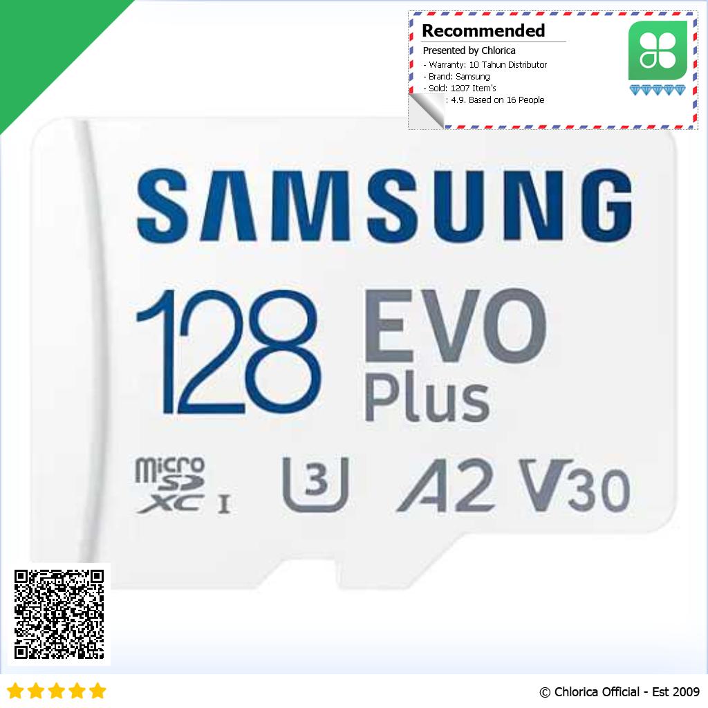 Samsung EVO Plus MicroSDXC EVO U3 V30 A2 130MB s with Adaptor