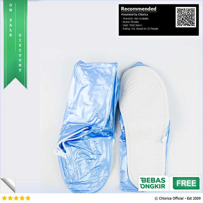 Rhodey Jas Hujan Sepatu Anti Air Shoes Cover PVC with Zipper XZ899