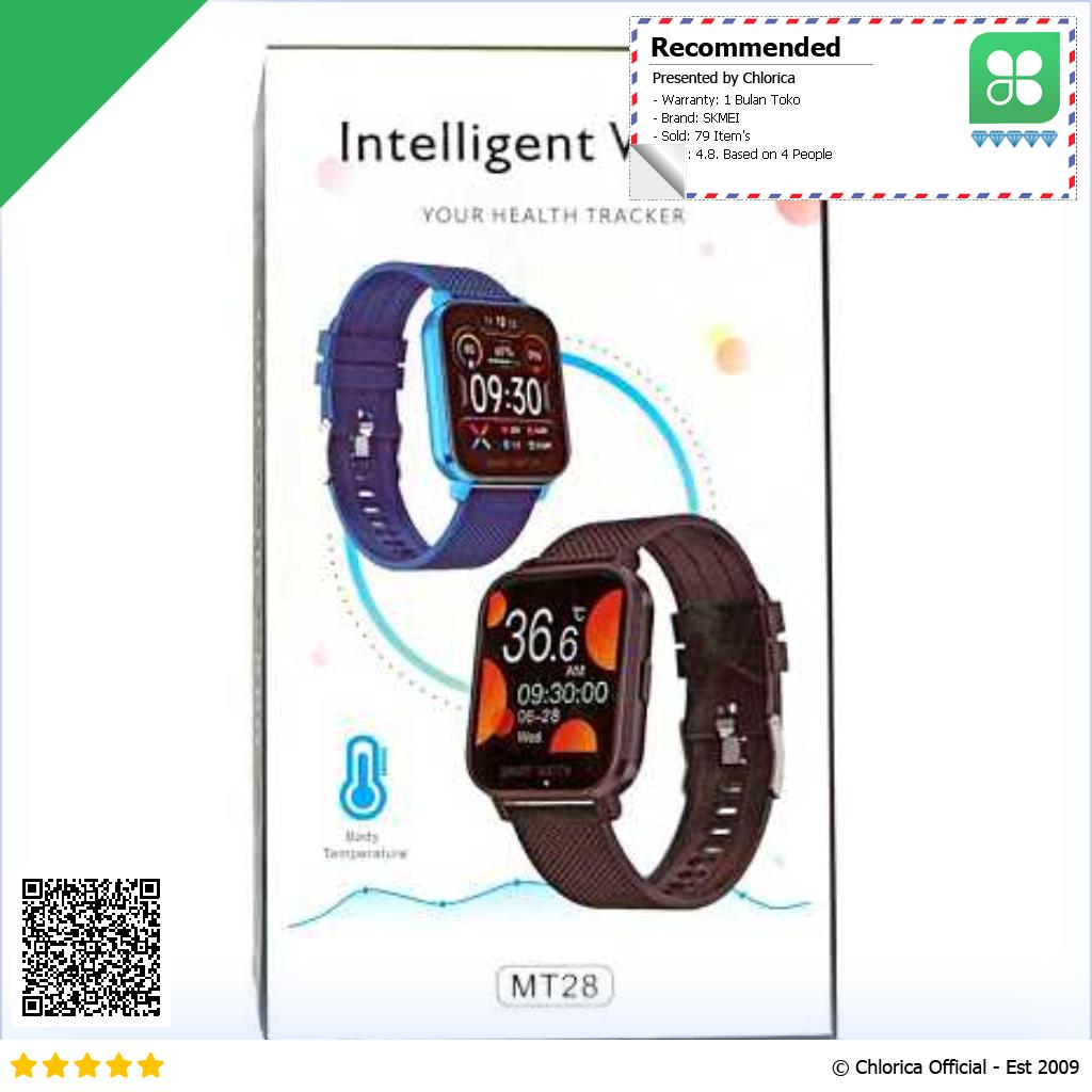 SKMEI Smartwatch Heart Rate Blood Oxygen Stainless Steel MT28S