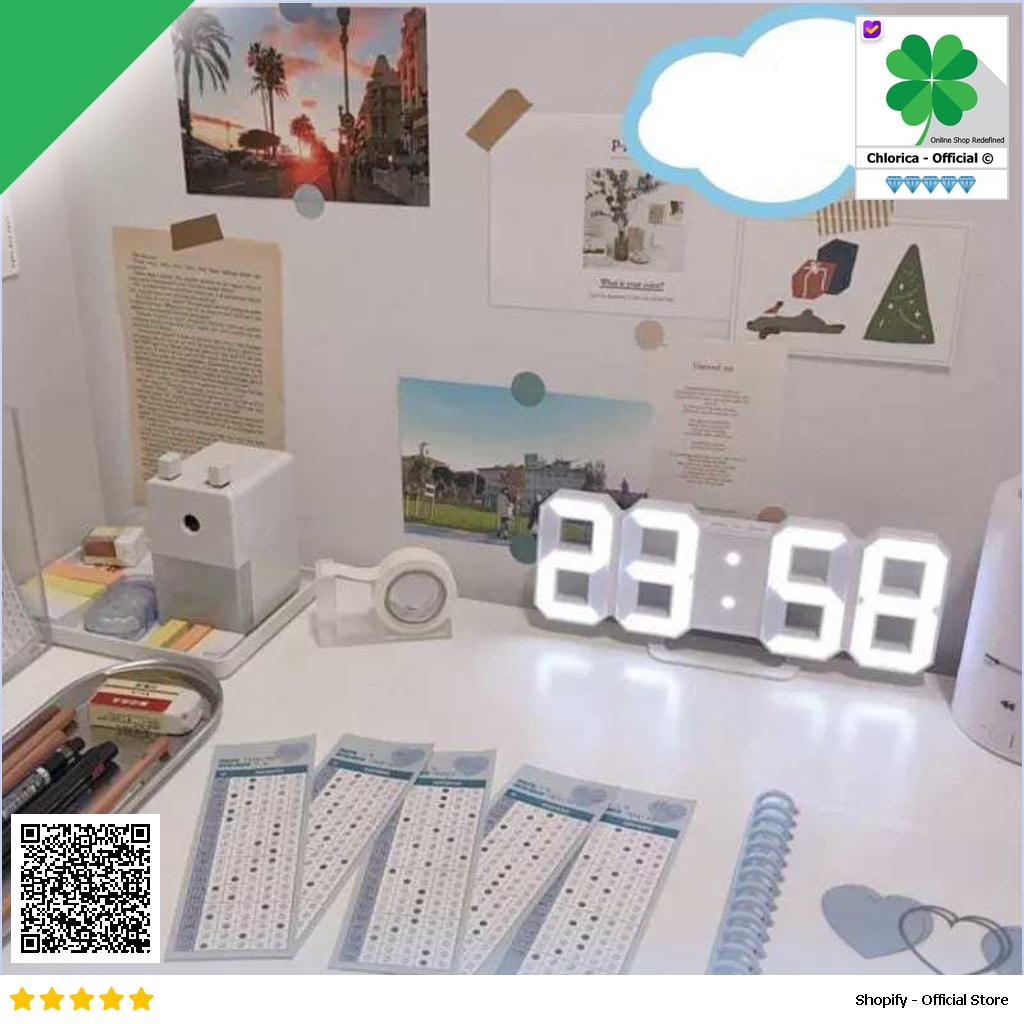 Taffware Jam Meja Alarm Weker LED Digital Clock TS S60 W