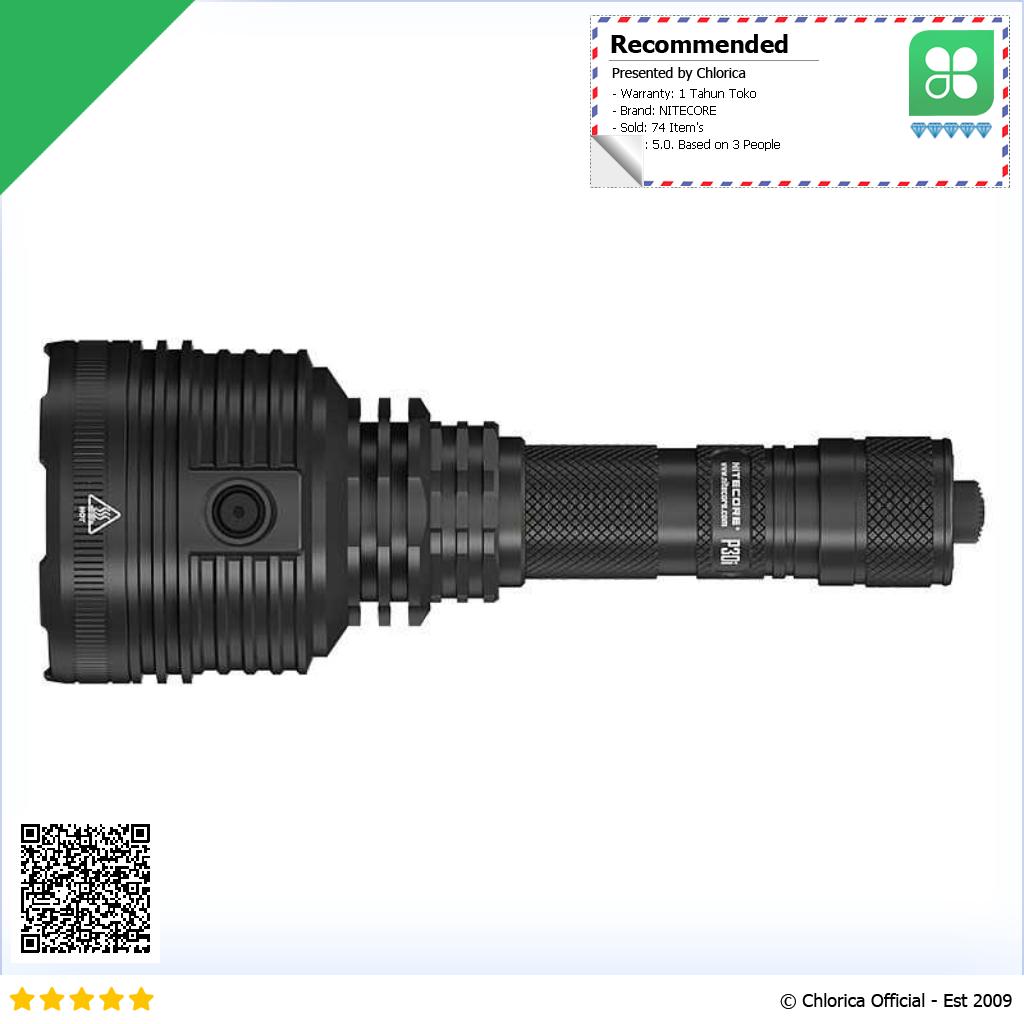 NITECORE Senter LED Profesional Cree XHP35 HI 2000 Lumens P30i