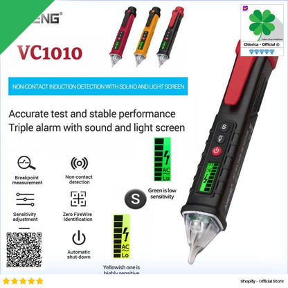 ANENG Tespen Tester Pen Non Contact AC Voltage Alert Detector 12 1000V VC1010