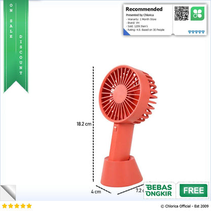 VH Kipas Angin Handheld Base Portable Fan F03