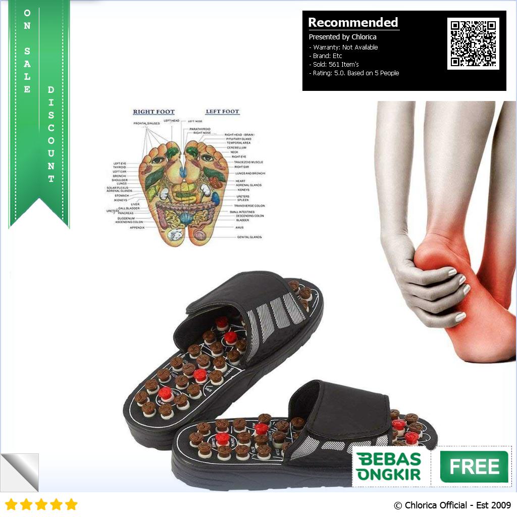 VamsLuna Sandal Pijat Akupuntur Health Care Reflexology FT10C