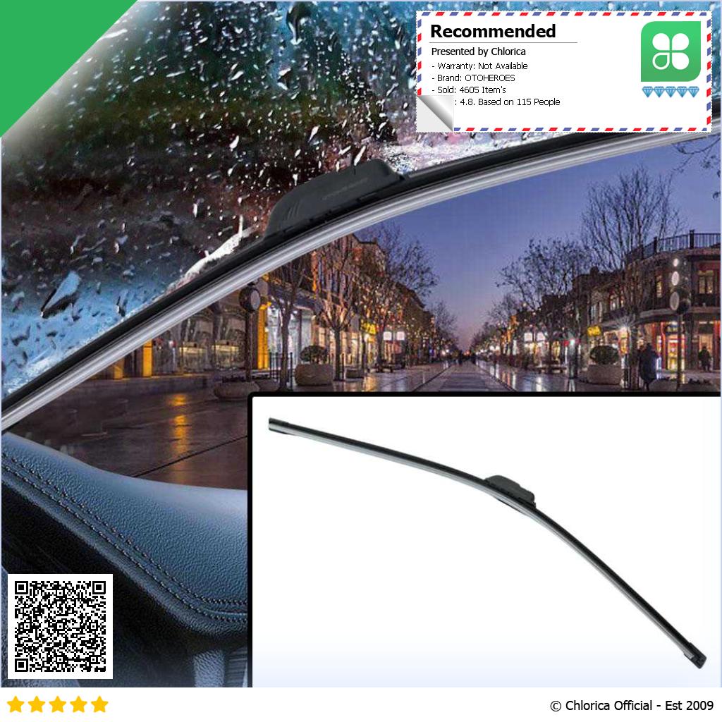 OTOHEROES Wiper Kaca Mobil Frameless Blade U Shape Hook FLY 078