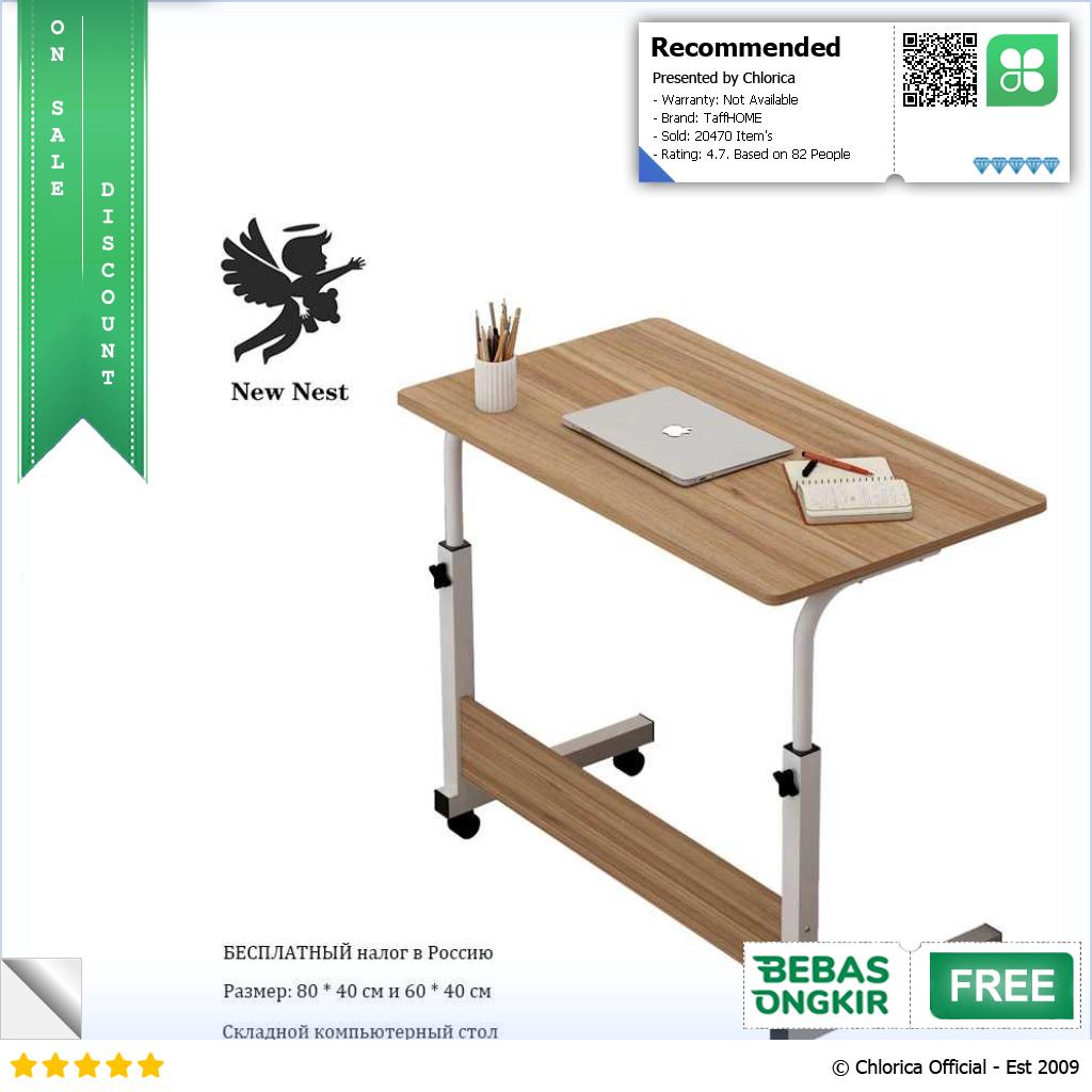 TaffHOME Meja Laptop Adjustable Portable Working Desk ND02