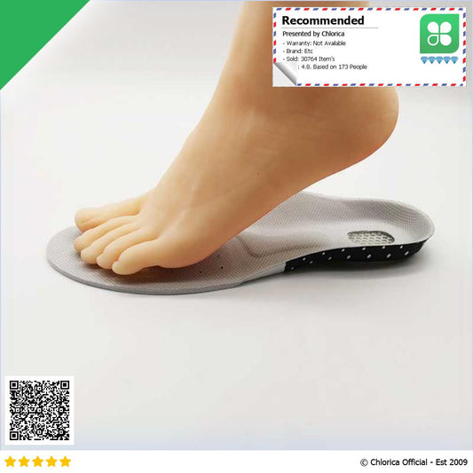 Insole Sepatu Alas Kaki Orthopedic Shock Absorb Gel Orthotic Arch ZYD17