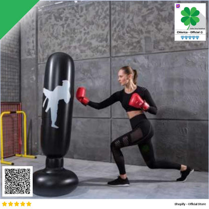 TaffSPORT Samsak Tinju Pompa Inflatable Boxing Training Target 160CM VK160