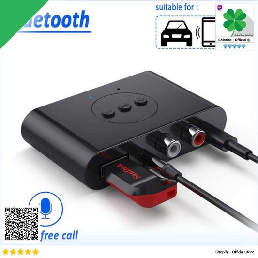 TaffSTUDIO Audio Bluetooth 5.2 Receiver Adapter NFC 3.5mm BLS B21