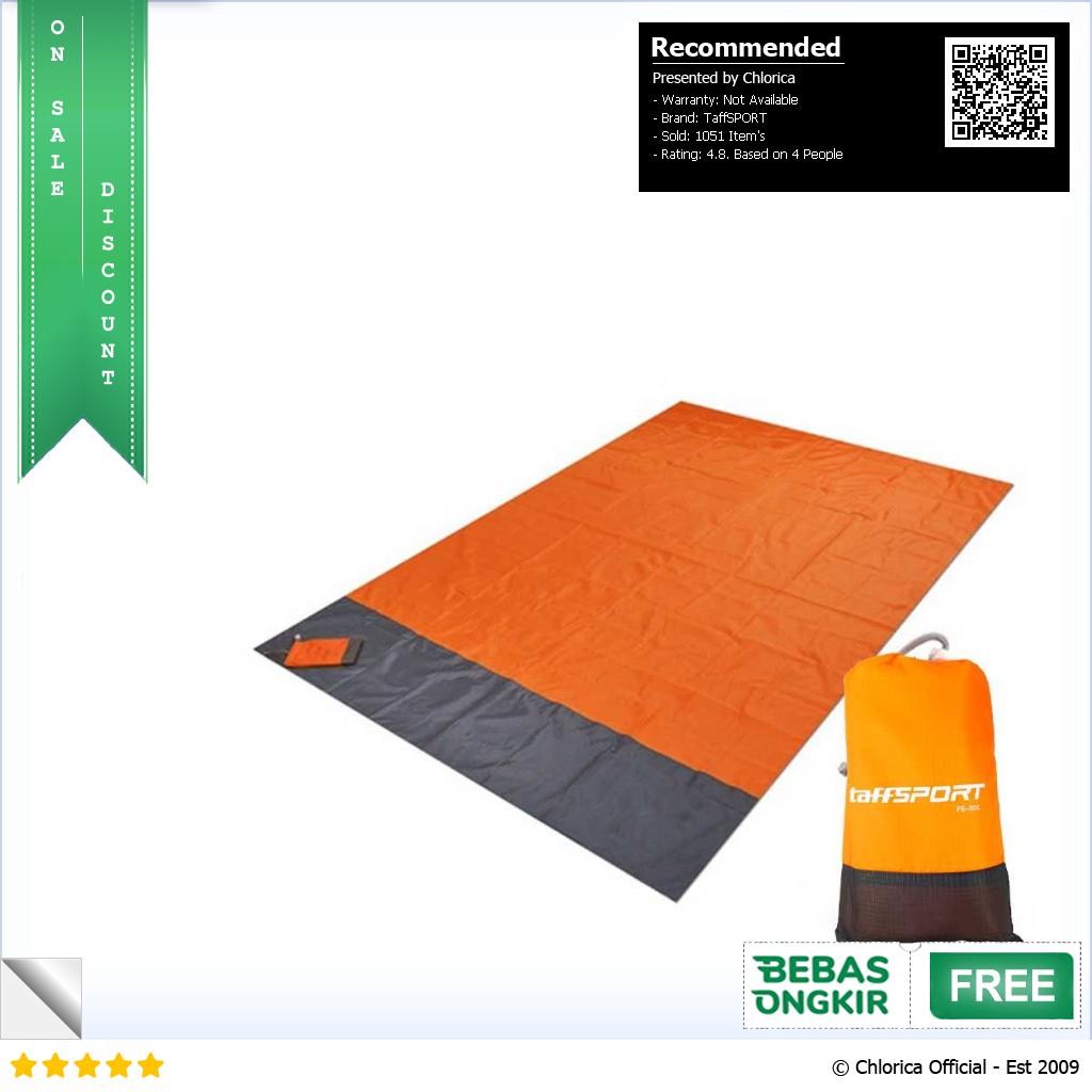 TaffSPORT Tikar Lipat Matras Camping Piknik Mat 200 x 210cm FS 008