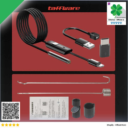 Taffware Kamera Endoskopi Industrial Borescope Endoscope USB 480P AN98B