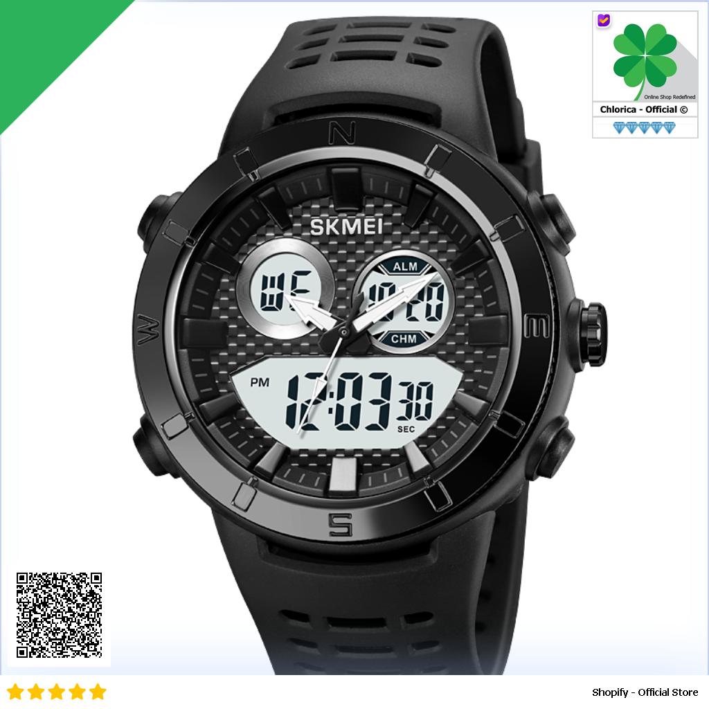 SKMEI Jam Tangan Pria Analog Digital Sport Alarm Waterproof EL Light 2014