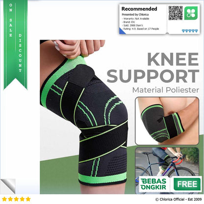 SOSPORT Pelindung Lutut Knee Support Compression Sport Fitness SS7