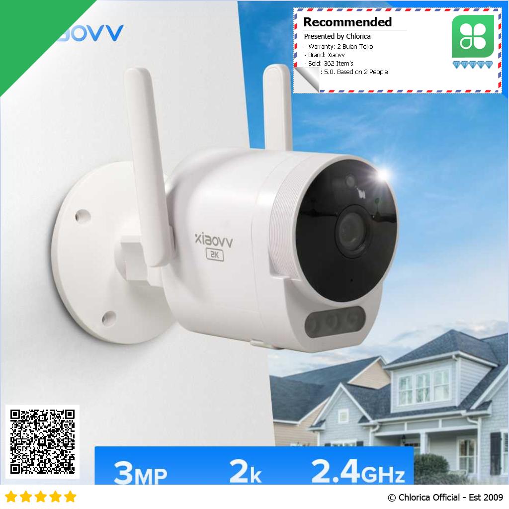 Xiaovv Kamera CCTV WiFi Outdoor Camera 2K XVV 3130S B10