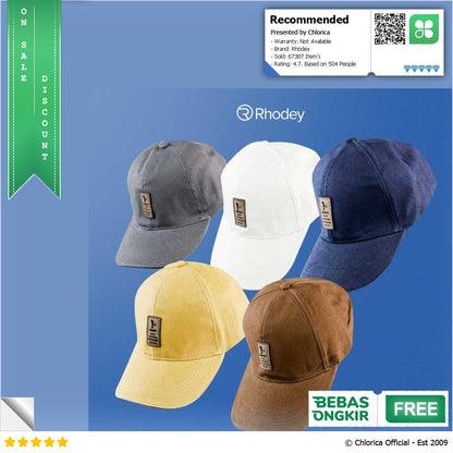 Rhodey EDIKO Topi Baseball Cap Polos Logo Ediko Golf RB68