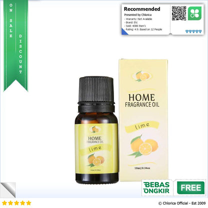 HOME Pure Essential Fragrance Oils Minyak Aromatherapy 10ml RH 27