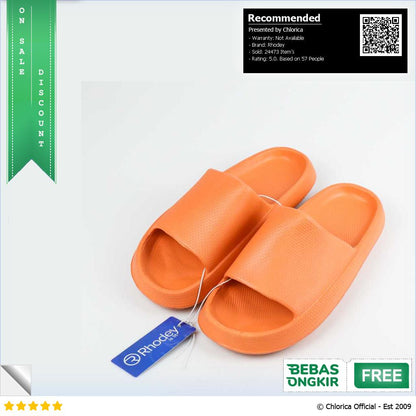 Rhodey Snugee Sandal Rumah Anti Slip Slipper EVA Soft Unisex