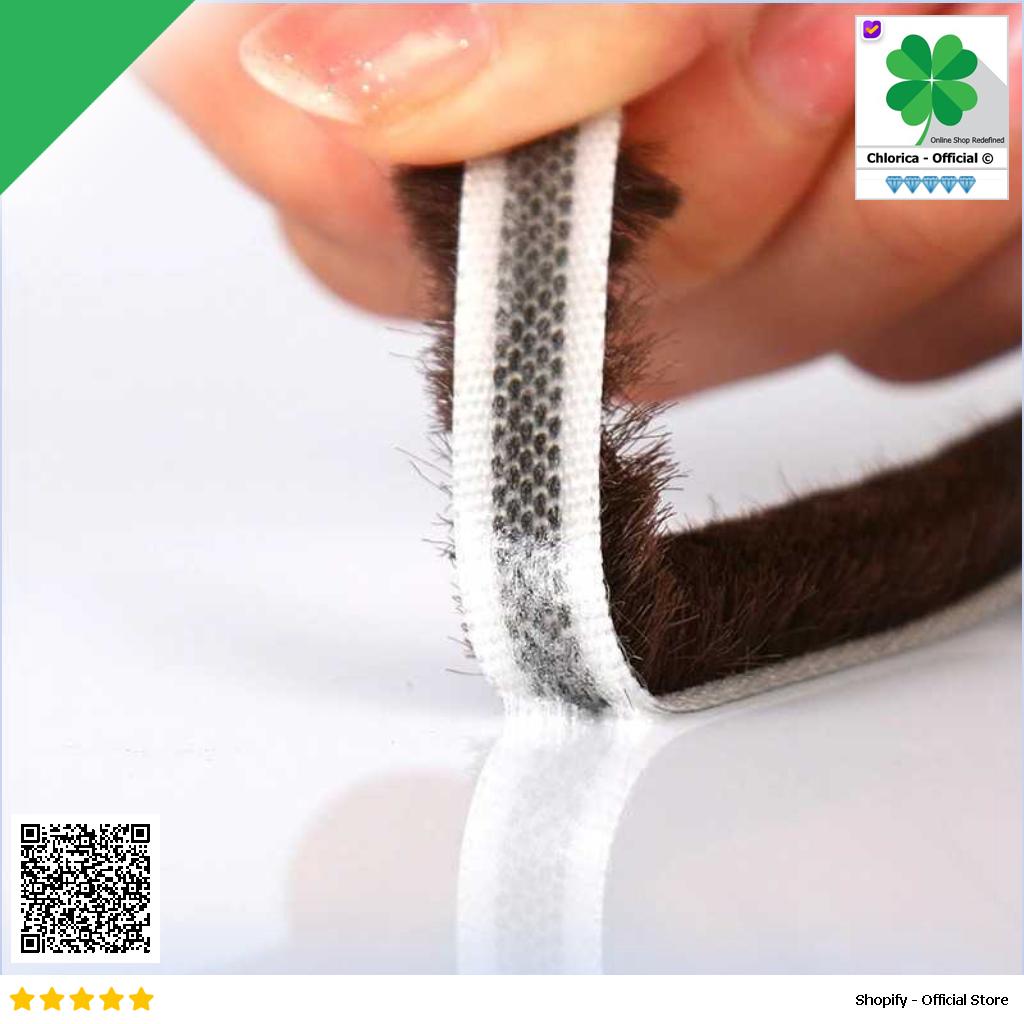 GANCHUN Lis Strip Pintu Brush Strip Sealing Insulation 10 M KK 062