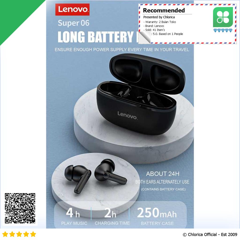 Lenovo TWS Earphone Wireless Bluetooth 5.0 with Charging Dock HT05