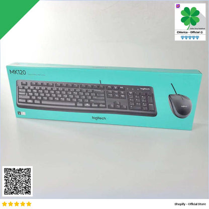 Logitech Desktop Combo Keyboard dan Mouse MK120