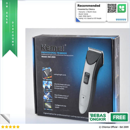 Kemei Alat Cukur Multifunction Professional Trimmer KM 3909