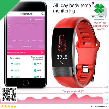 SKMEI Smartwatch Sport Fitness Tracker Heart Rate Sp02 Waterproof P11 Plus