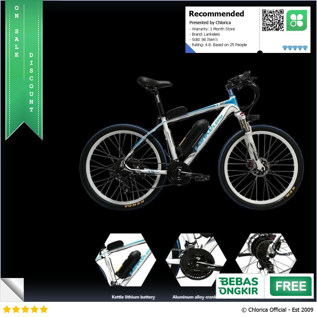 Lankeleisi XINCHI Sepeda Listrik Gunung MTB 48V 10.4AH T8