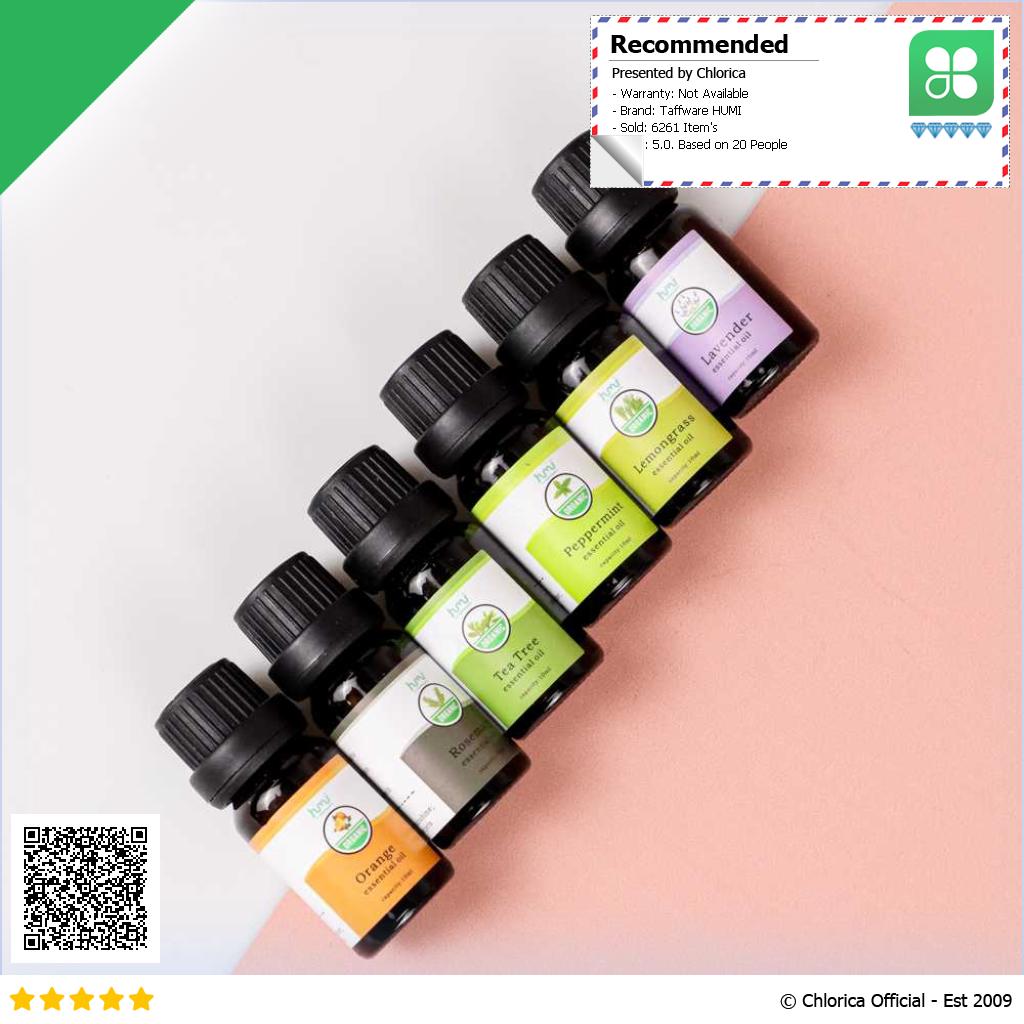 Taffware HUMI Pure Essential Oils Minyak Aromatherapy 10ml 6PCS K E7