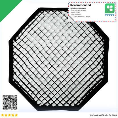 Godox Softbox Reflector Octagonal Honeycomb Grid Bowens Mount 95cm SB FW 95