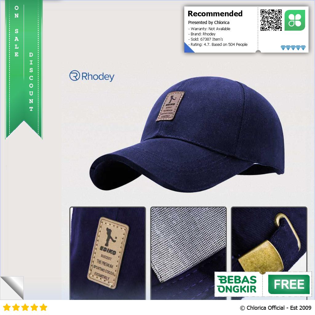 Rhodey EDIKO Topi Baseball Cap Polos Logo Ediko Golf RB68