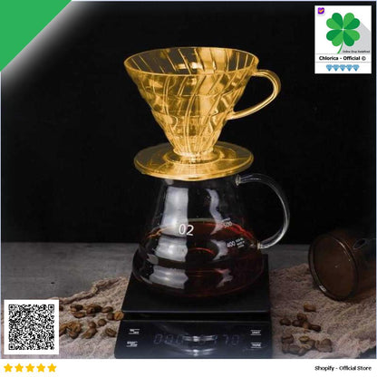 One Two Cups Filter Penyaring Kopi V60 Cone Coffee Dripper Plastik SE105