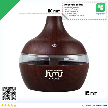 Taffware HUMI Air Humidifier Ultrasonic Aromatherapy Diffuser 300ml KJR J003