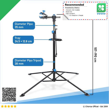 KingsWay Alat Perbaikan Rangka Sepeda Bike Repair Stand Foldable K 50