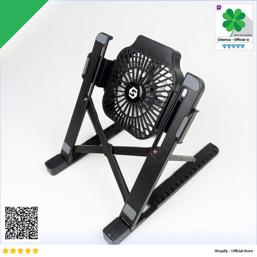 Centechia Portable Laptop Stand Foldable 13 Level with Cooling Fan CT1310