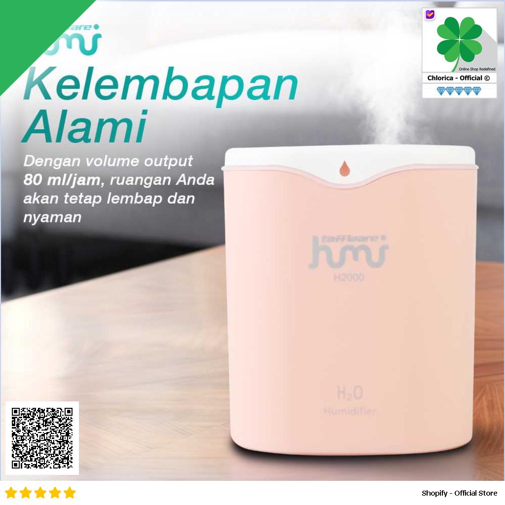 Taffware HUMI Humidifier Aromatherapy Oil Diffuser Double Spray 2000ml H2000