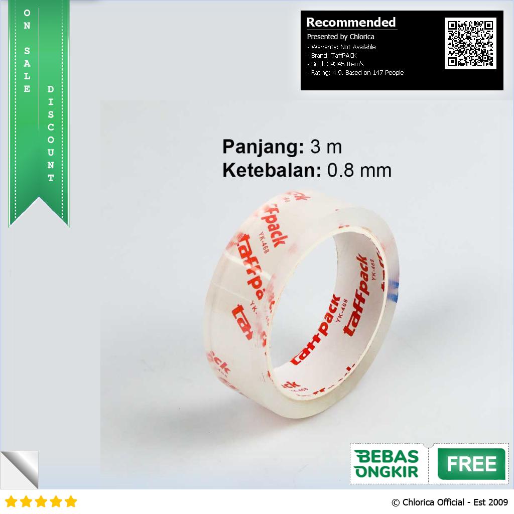 TaffPACK Lakban Waterproof Dapur Kitchen Sink Seal Tape 3M YK 468