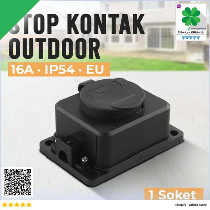 TANXIS Stop Kontak Outdoor Terminal Anti Air IP54 16A 250V EU T36