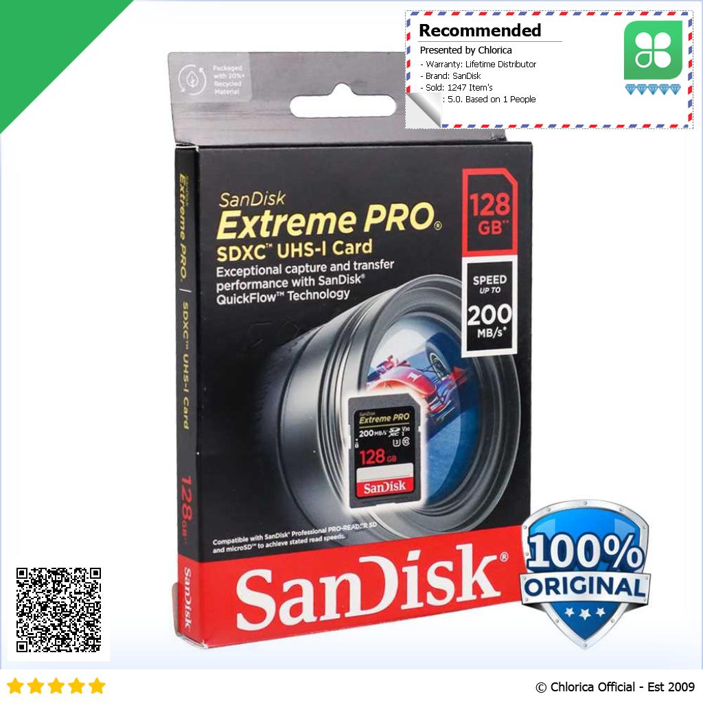 SanDisk Extreme PRO SDXC HC UHS I Card U3 V30 100MB s 200MB s