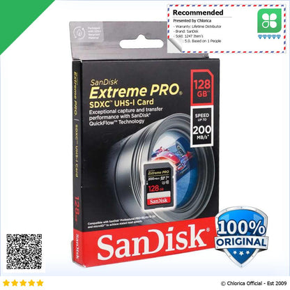 SanDisk Extreme PRO SDXC HC UHS I Card U3 V30 100MB s 200MB s