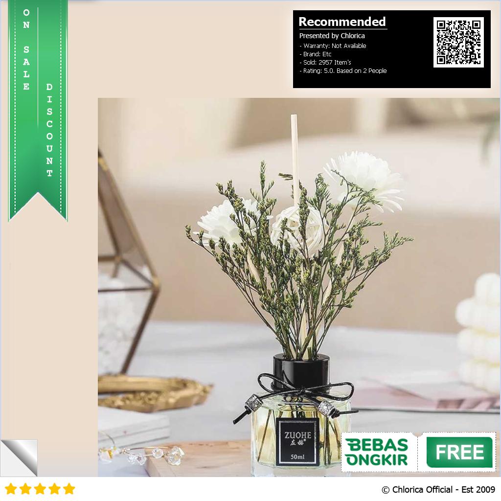 ZUOHE Pengharum Ruangan Aromaterapi Reed Diffuser 50 ml Z203