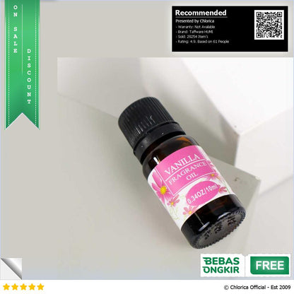 Taffware HUMI Pure Essential Oils Minyak Aromatherapy Diffusers 10ml RH 15