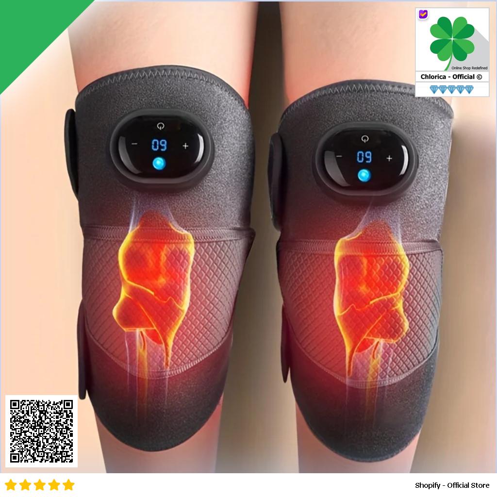 Moajaza Alat Pijat Lutut Terapi Heating Knee Pad 3 Mode Getar D102