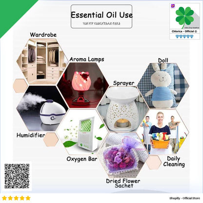 Taffware HUMI Essential Oils Minyak Aromatherapy 3ml 6 PCS 26461