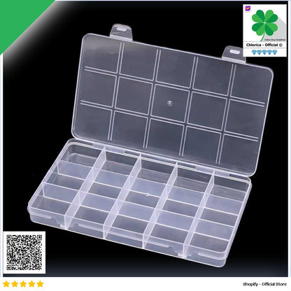 SQUARE Kotak Penyimpanan Perhiasan Grid Box Multifunction Organizer J13 J24