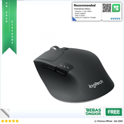 Logitech M720 Triathlon Multi Device Wireless Mouse