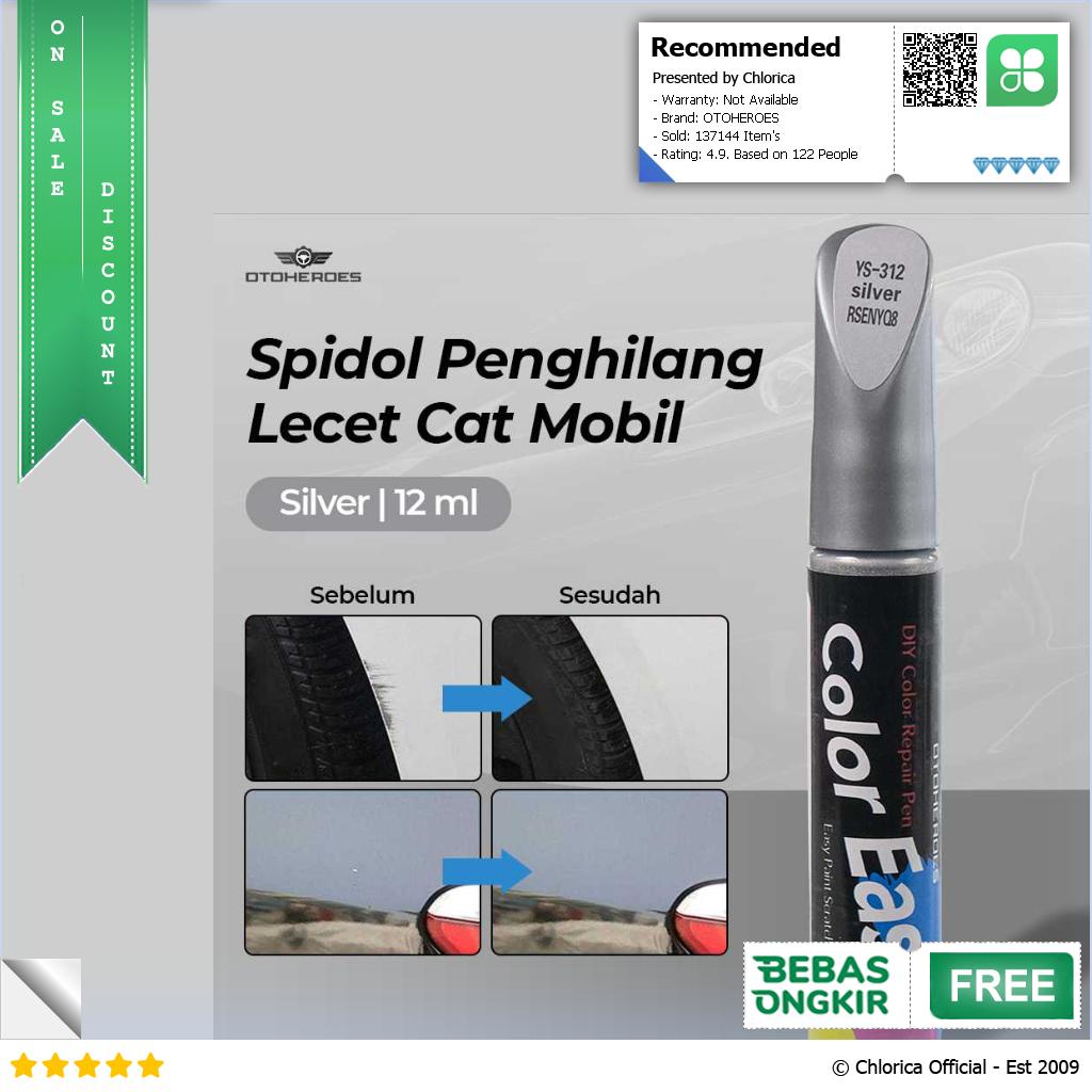 OTOHEROES ColorEasy Cat Penghilang Lecet Cat Mobil Scratch Paint 12ml BS 1 CH 015 YS 312 HOS 25